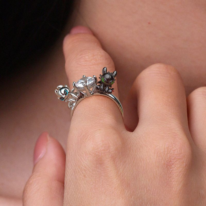 Toothless & Light Fury Ring