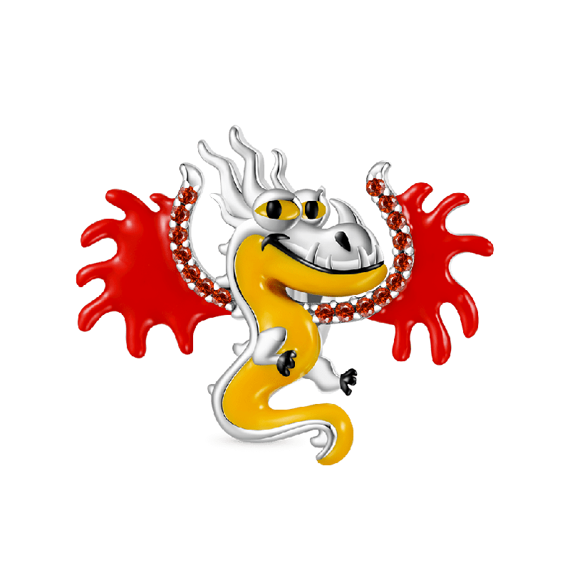 Monstrous Nightmare Dragon Charm