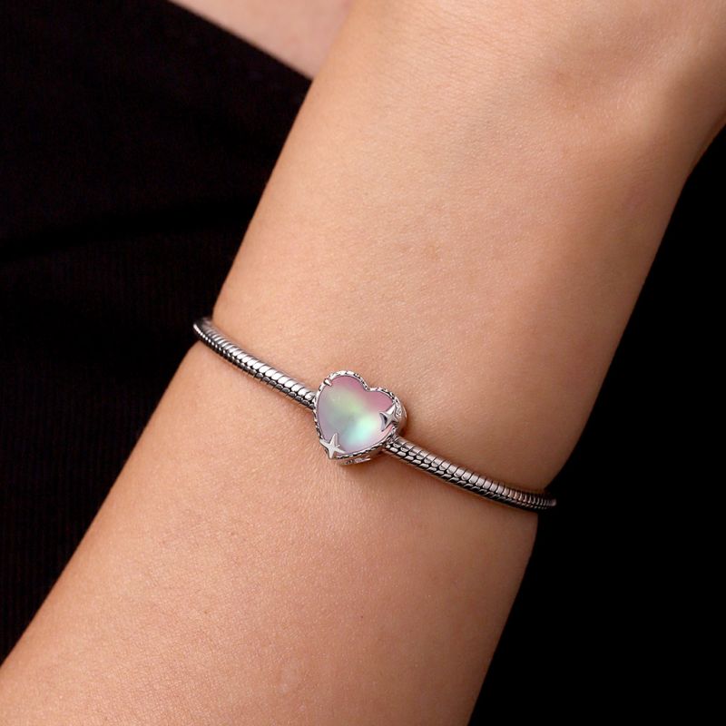 Dream Butterfly Heart Charm