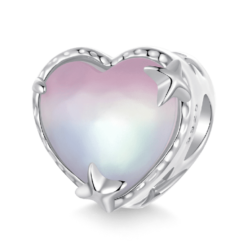 Dream Butterfly Heart Charm