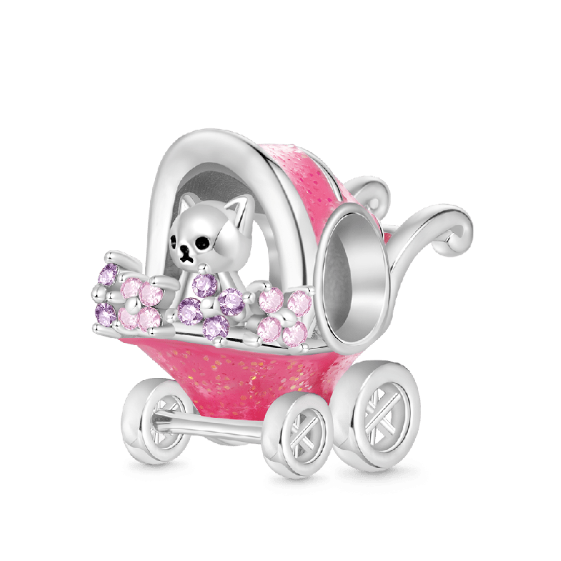 Cat Baby Stroller Charm