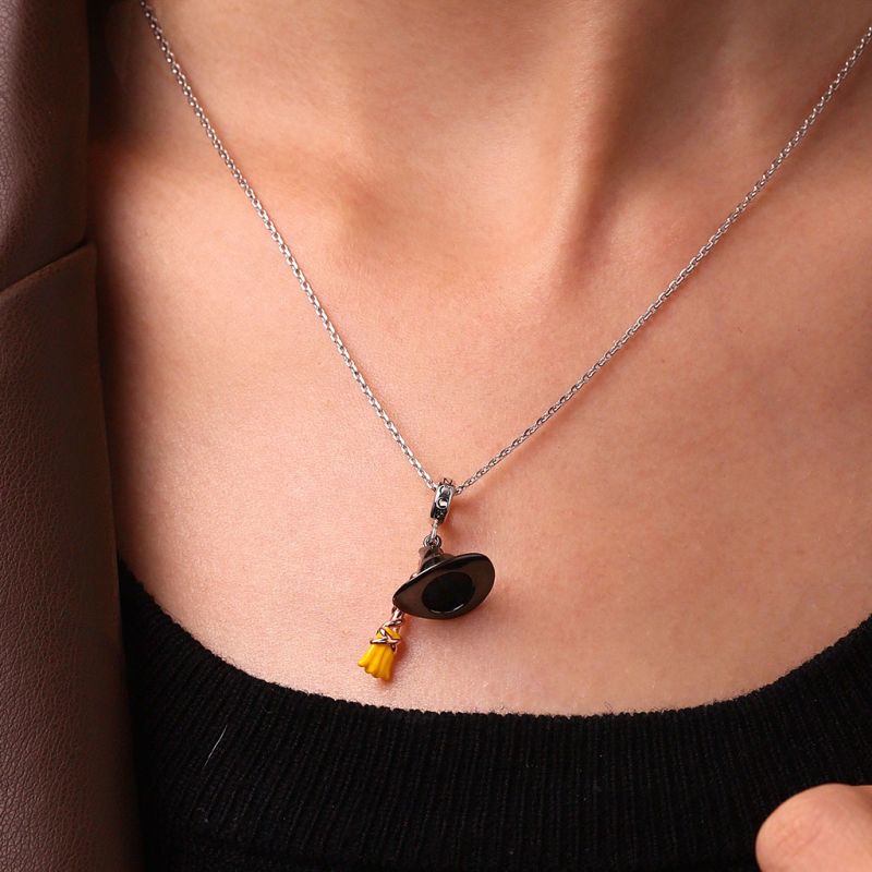 Wicked Elphabas Hat & Broom Pendant