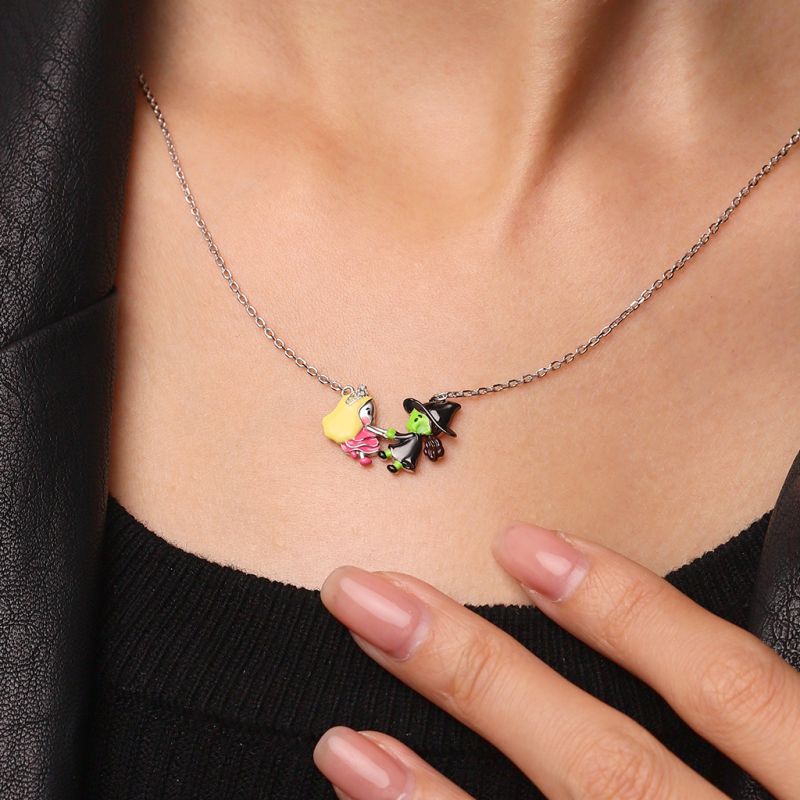 Wicked Elphaba & Glinda Necklace