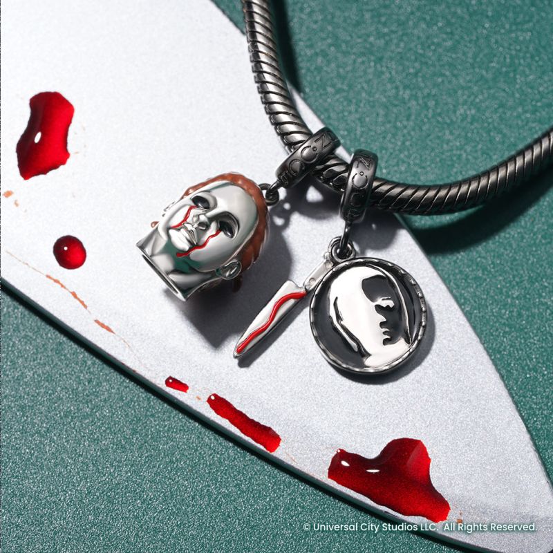 Michael Myers Silhouette Head Pendant