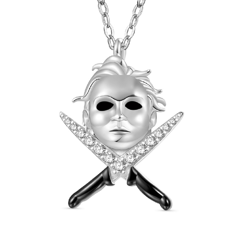 Michael Myers and Knife Necklace
