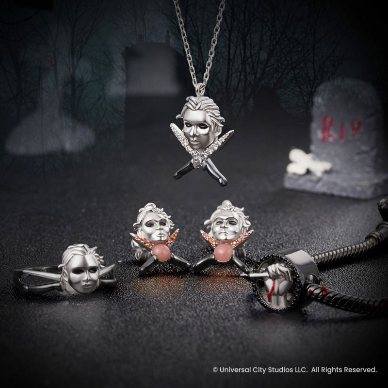 Michael Myers and Knife Necklace