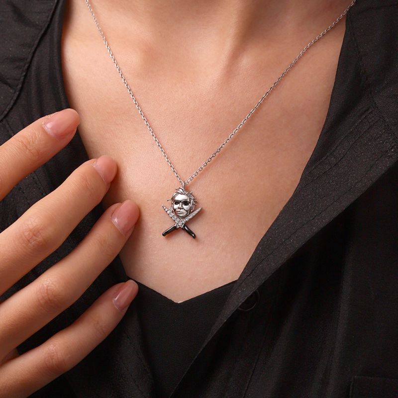 Michael Myers and Knife Necklace