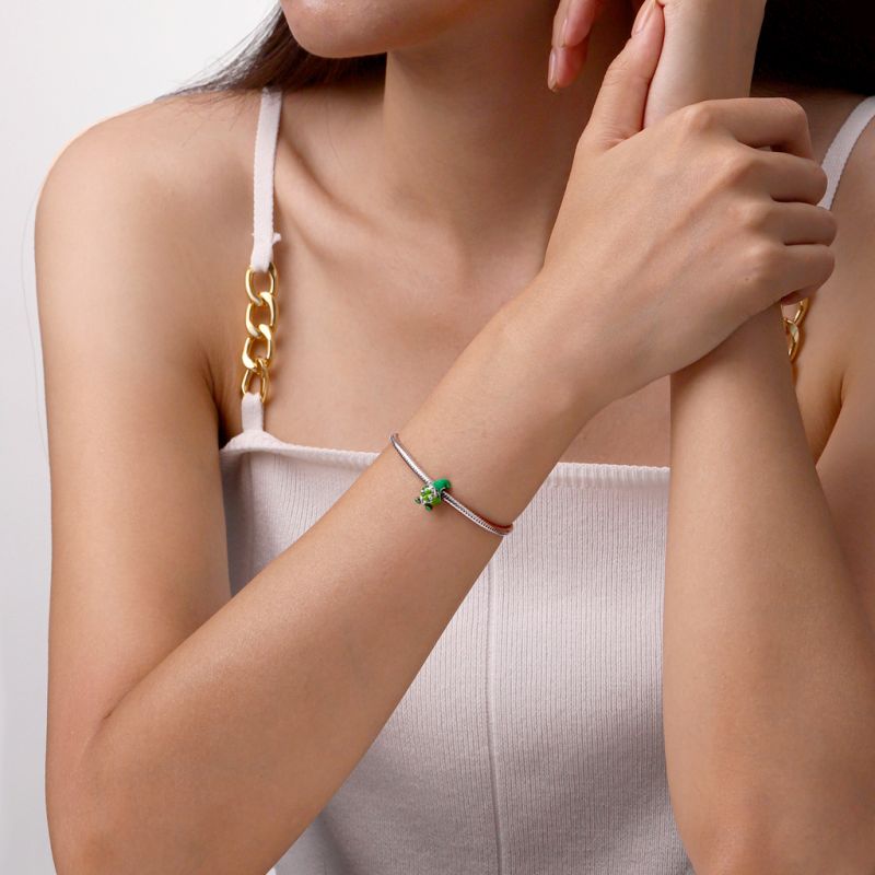 Lucky Clover Gnome Charm