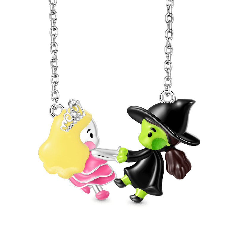 Wicked Elphaba & Glinda Necklace