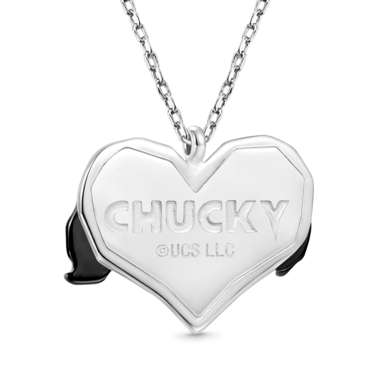 Chucky and Tiff Heart Necklace