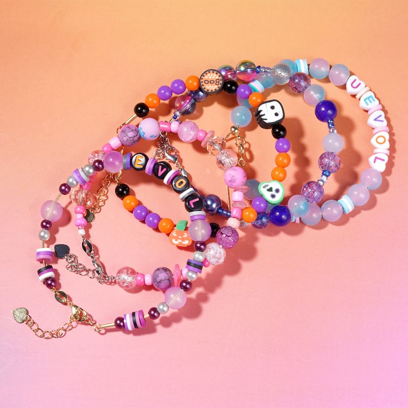 Halloween DIY Beaded Bracelet