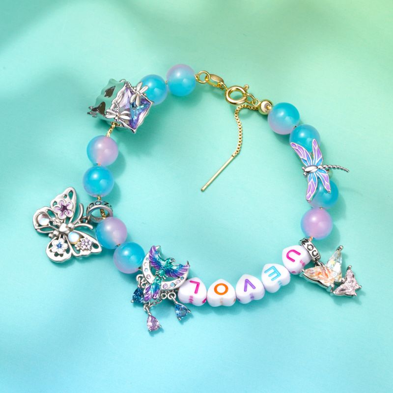 Letter DIY Beaded Bracelet