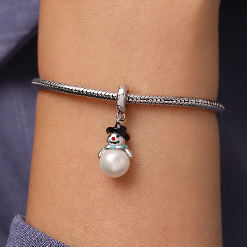 Christmas Mr.Snowman Pendant