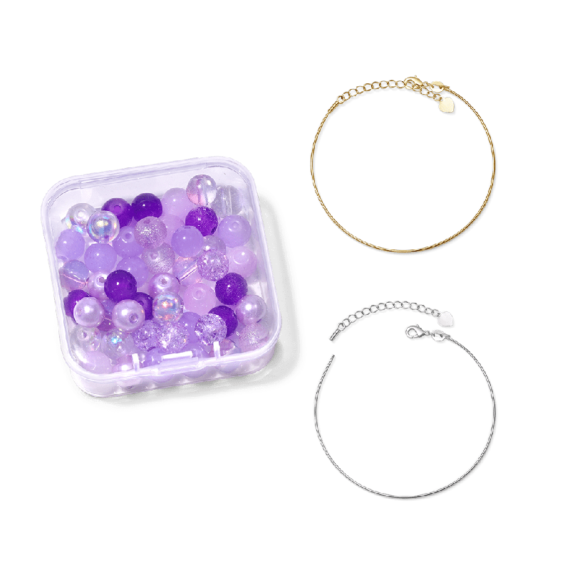 Glass DIY Beaded Bracelet