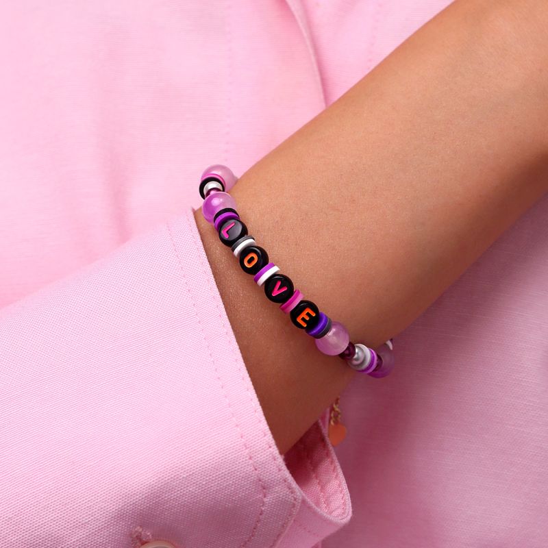 Halloween Letter DIY Bracelets