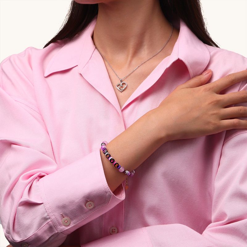 Halloween Letter DIY Bracelets