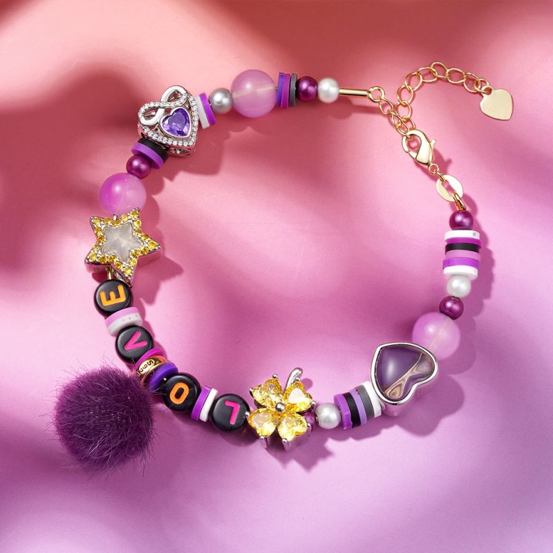 Halloween Letter DIY Bracelets