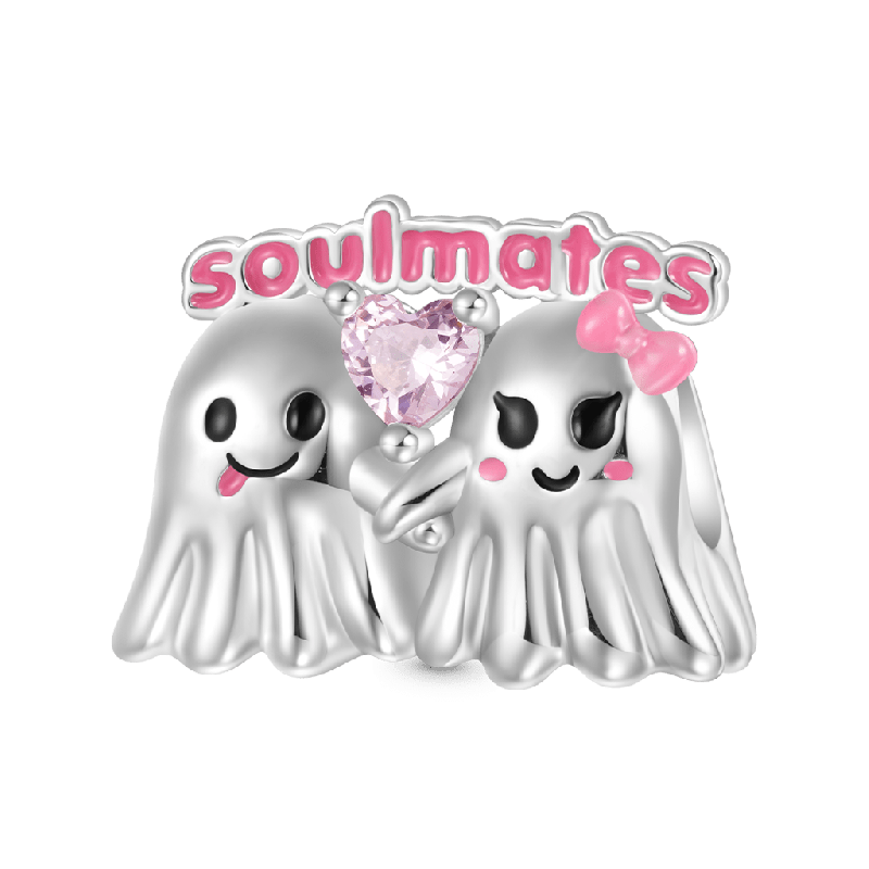 Ghost Soulmate Engravable Charm