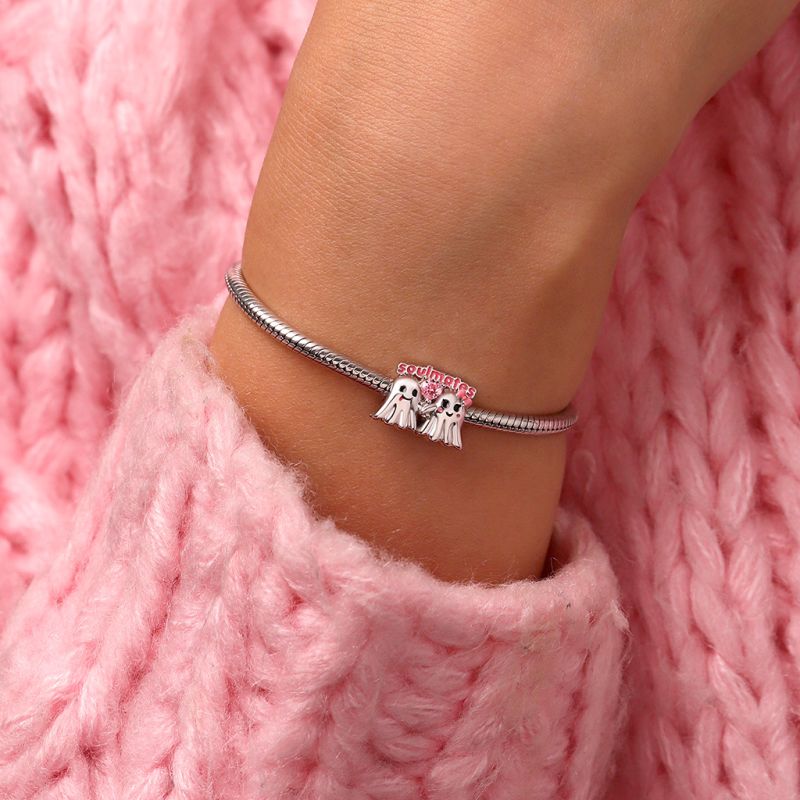 Ghost Soulmate Engravable Charm