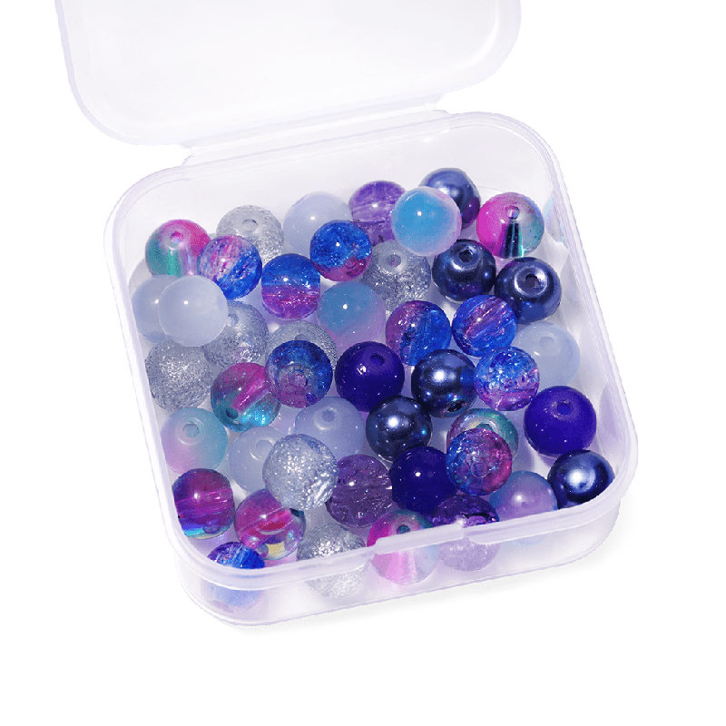 Blue Galaxy Beaded Bracelet