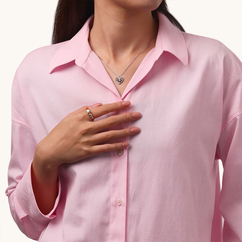 Shrek & Fiona Heart Necklace