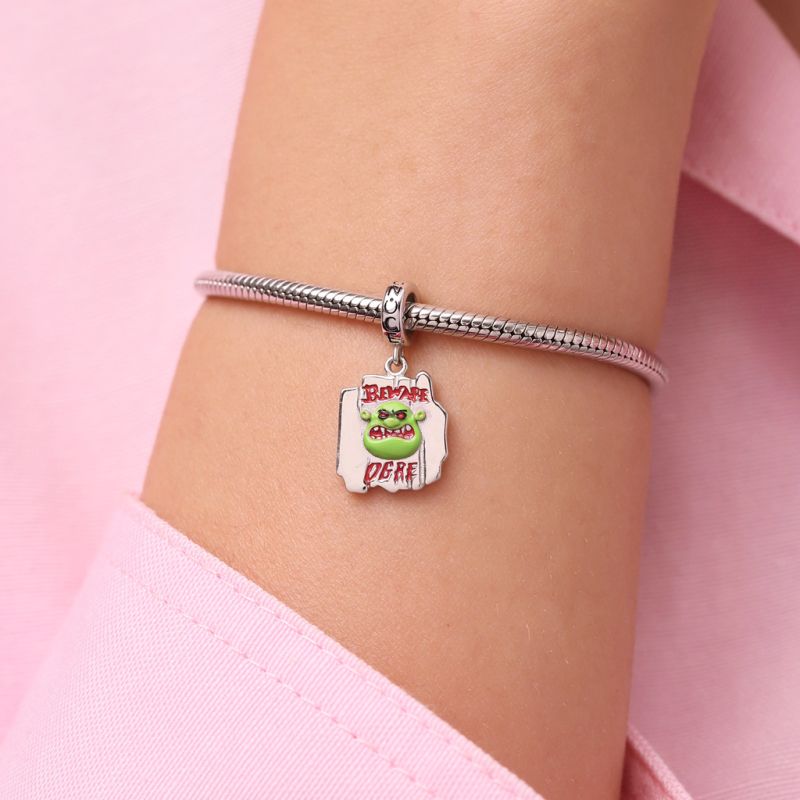 Shrek “Beware Ogre” Sign Pendant