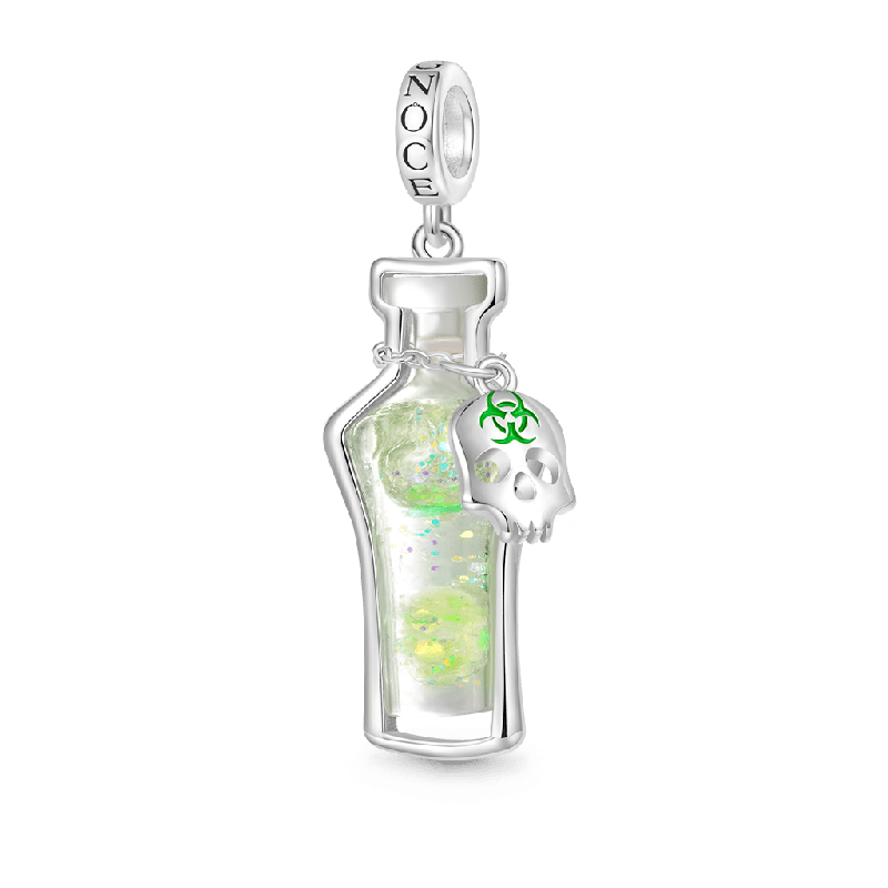 Halloween Poison Bottle Pendant
