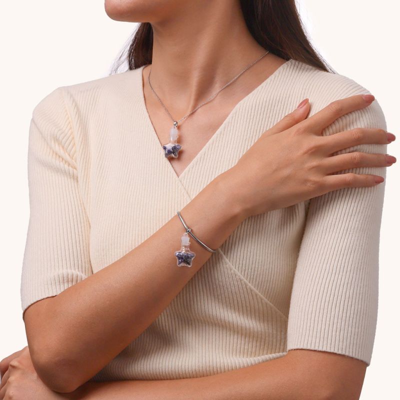 Kyanite Star Bottle Pendant