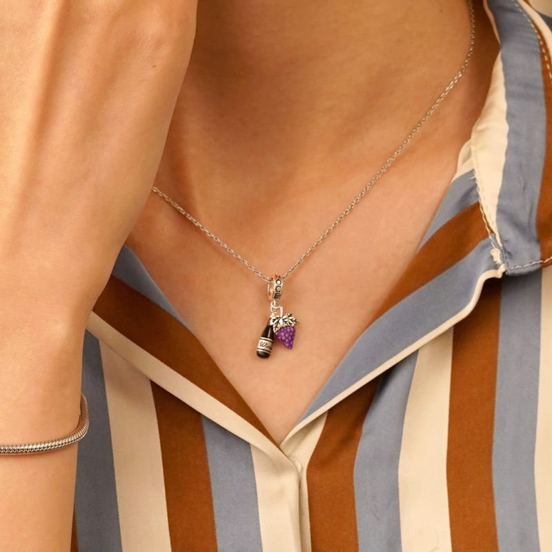 Grape & Wine Pendant