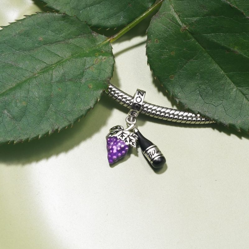Grape & Wine Pendant