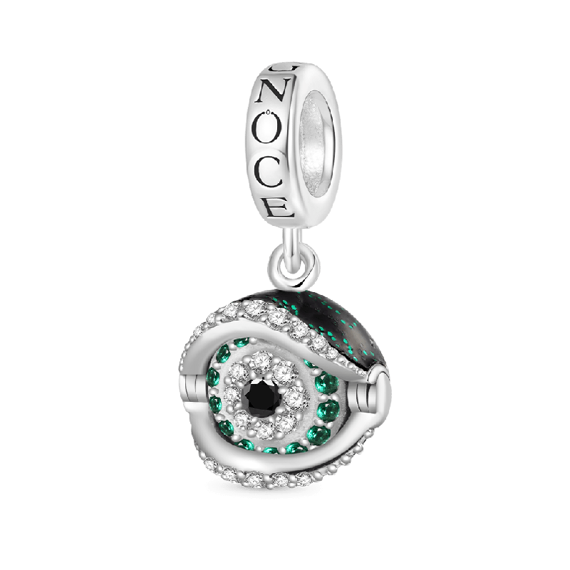 Halloween Rotatable Devil Eye Pendant