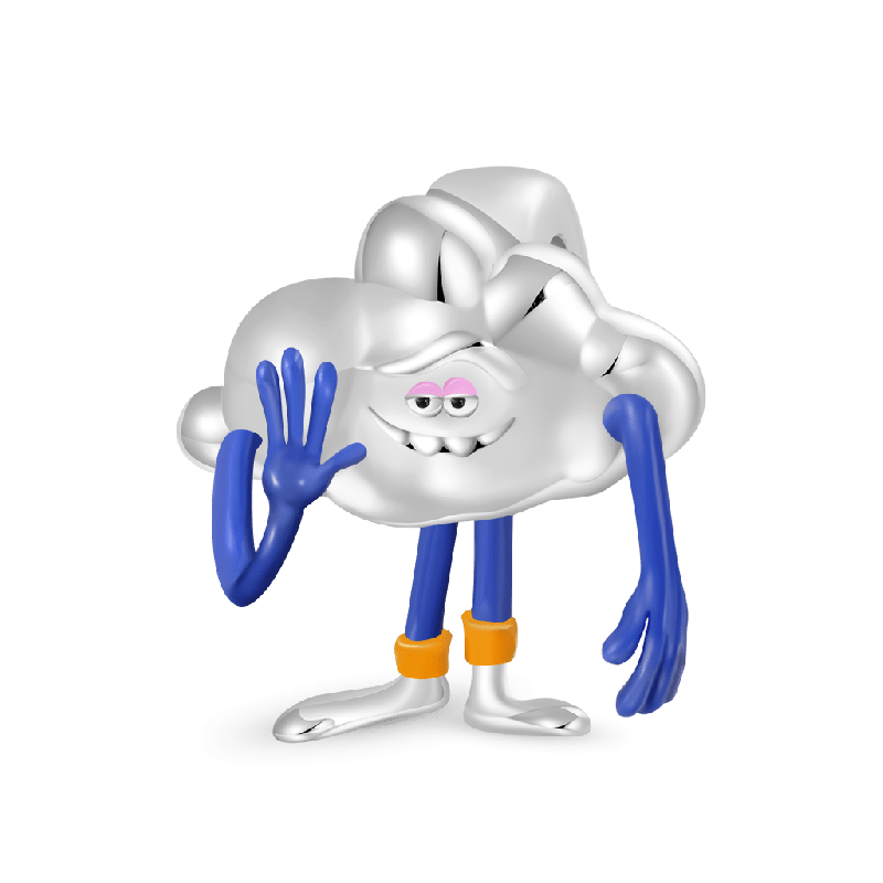 Trolls Cloud Guy Charm