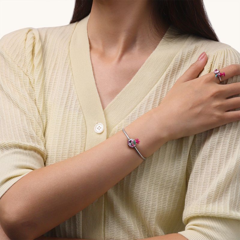 Trolls Poppy Diamond Charm