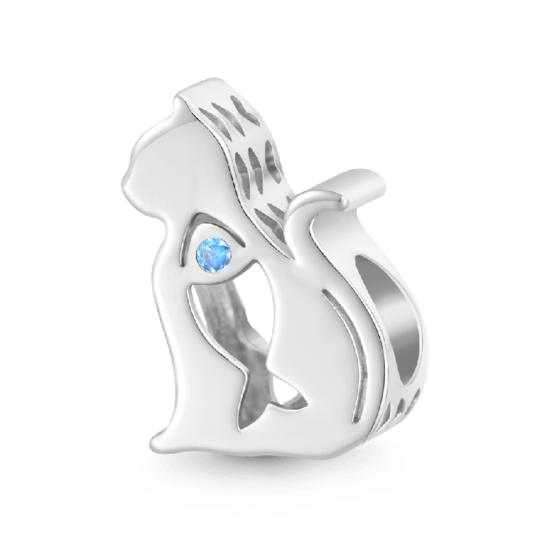 Cute Cat Silhouette Charm