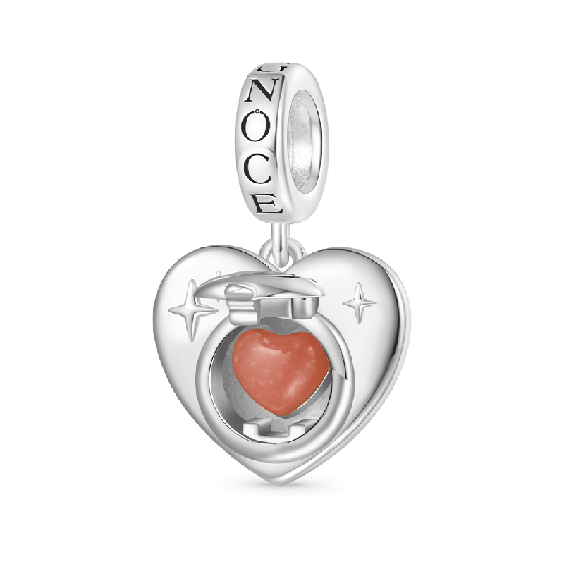 Valentines Day Beating Heart Pendant