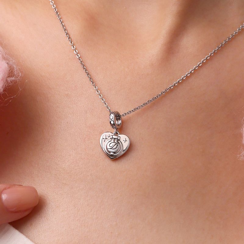 Valentines Day Beating Heart Pendant