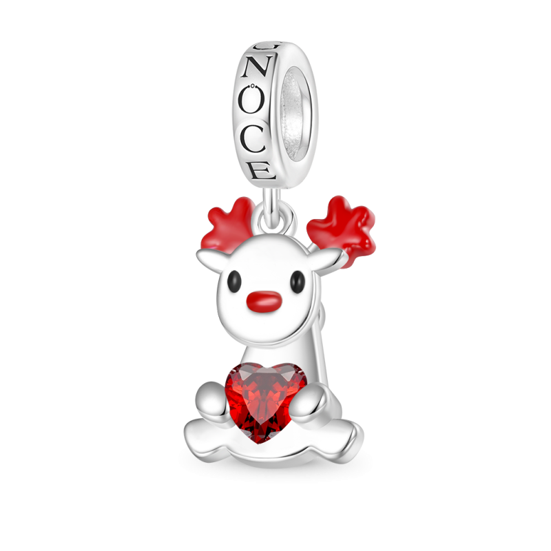 Christmas Elk Rotating Body Pendant