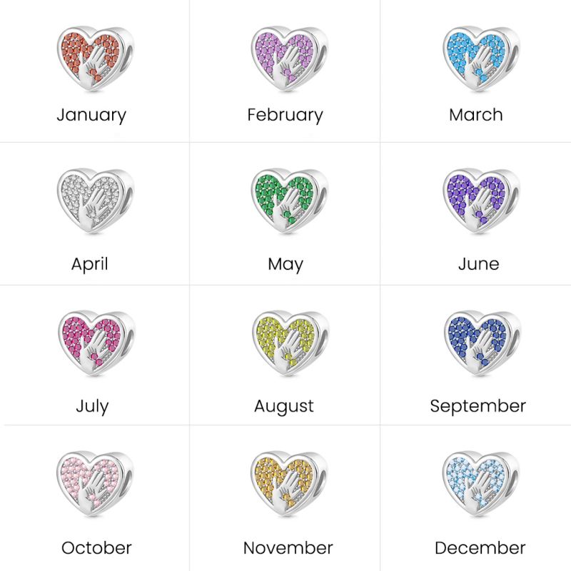 Mothers Palms Heart Charm