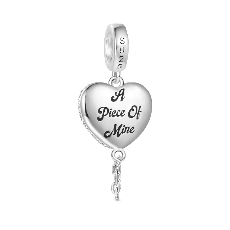 Valentines Day Broken Heart Pendant