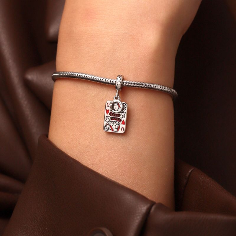 Playing Cards & Crown Pendant