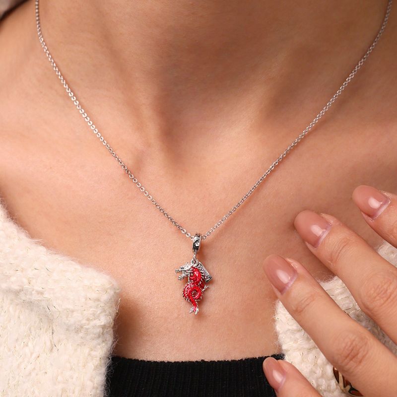 Lucky Red Dragon Pendant