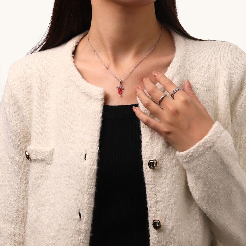 Lucky Red Dragon Pendant