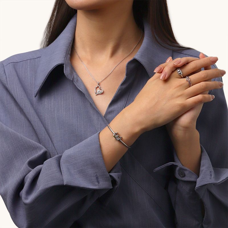 Double Horseshoe Personalized Charm