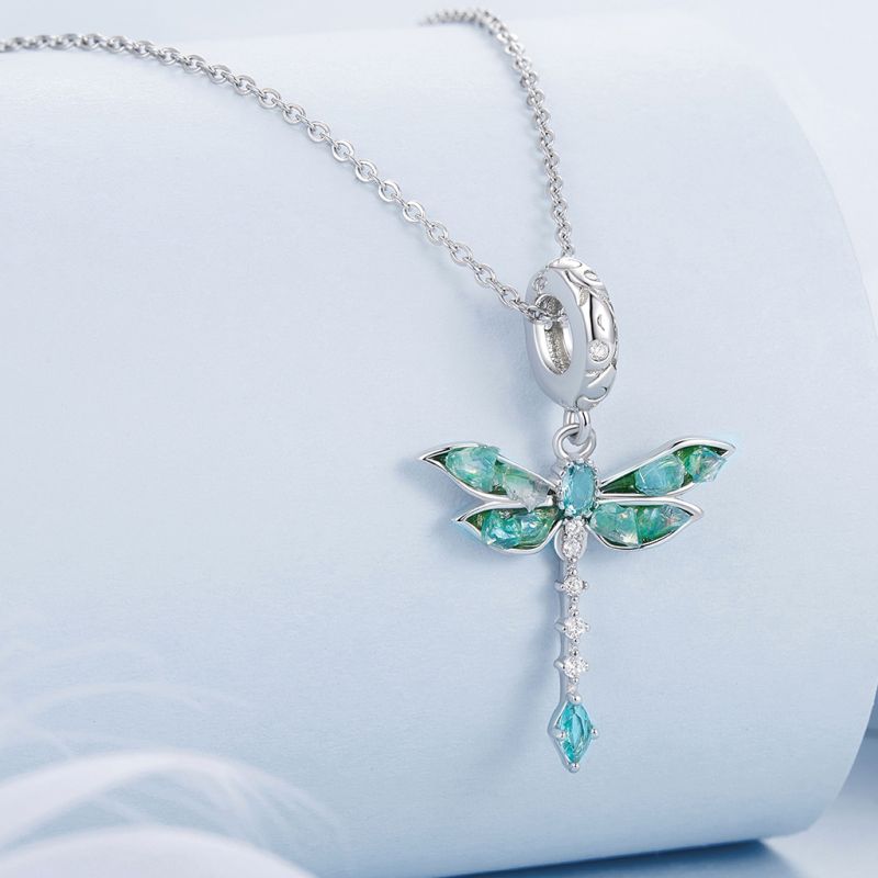 Green Dragonfly Pendant