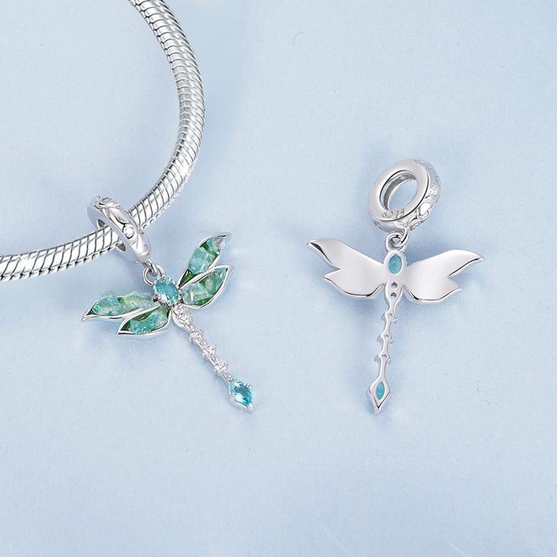 Green Dragonfly Pendant