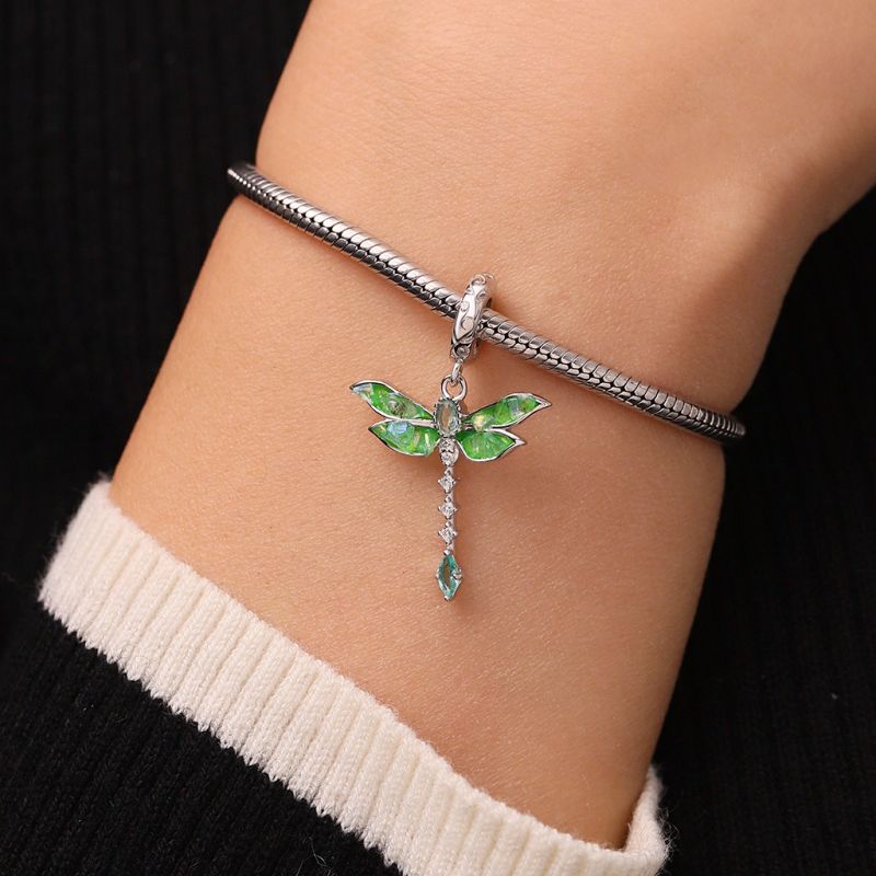 Green Dragonfly Pendant