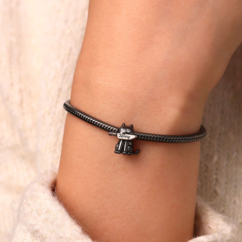 Black Cat Knife Pendant