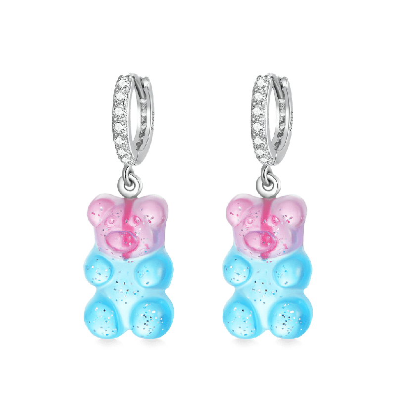 Gummy Bear Hoop Earrings