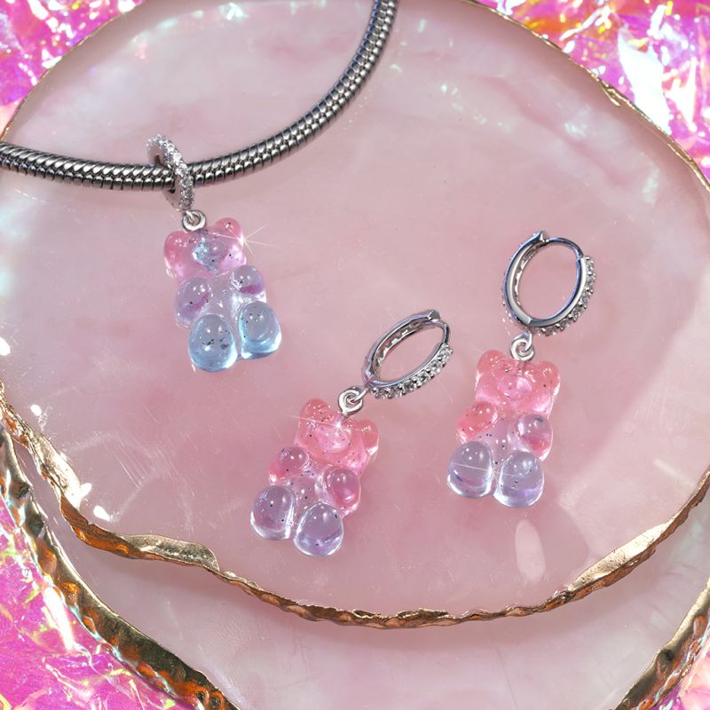 Gummy Bear CZ Pave Pendant