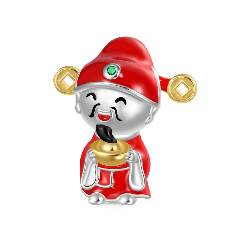 Smiling God of Wealth Charm